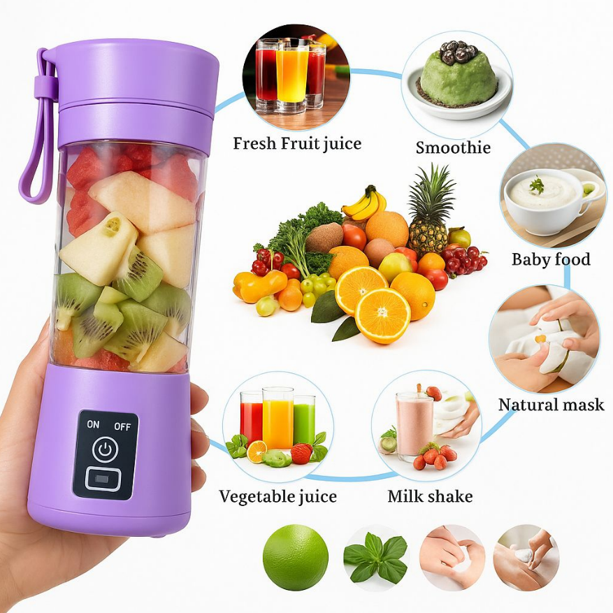 Portable Blender for shakes- Fast, Fresh, Anywhere